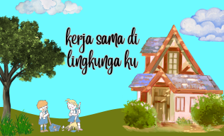 Kerjasama di lingkunganku